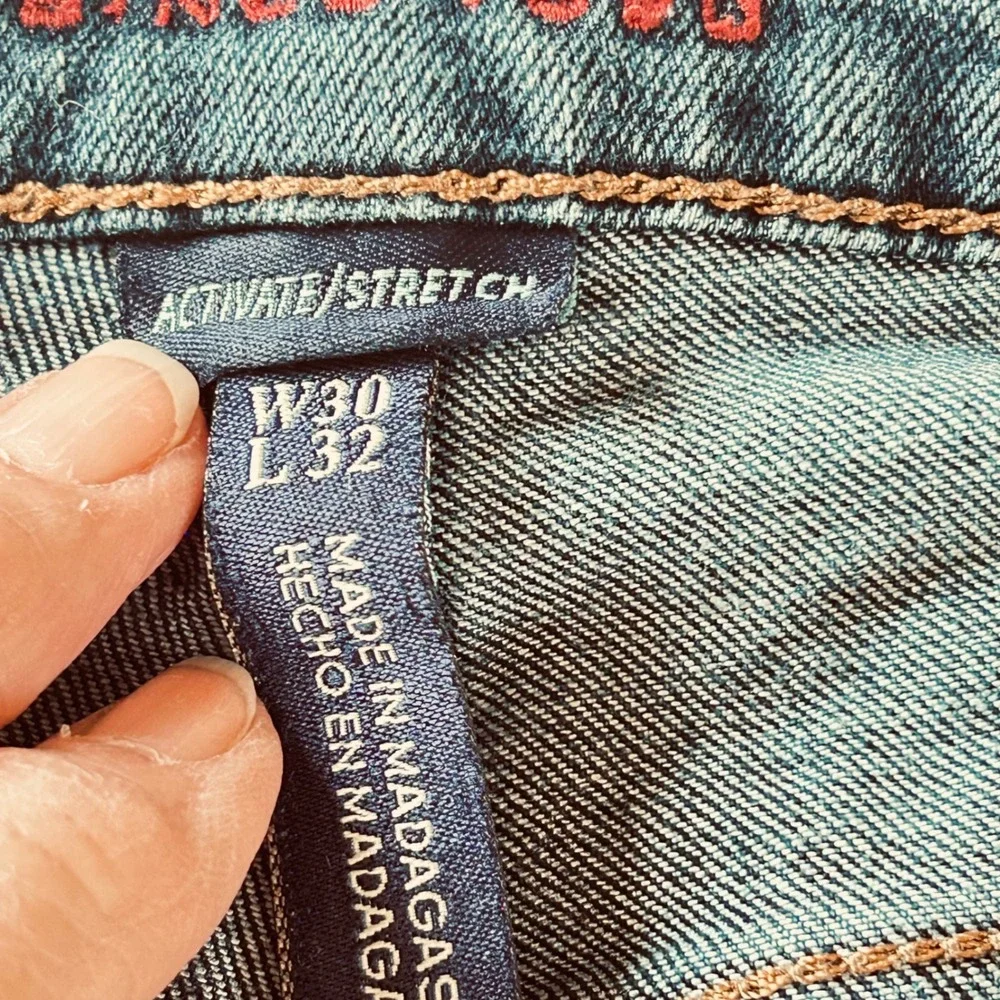 U.S. Polo Assn.‎ Mens Activate Stretch Straight Leg Denim Jeans W30 L32